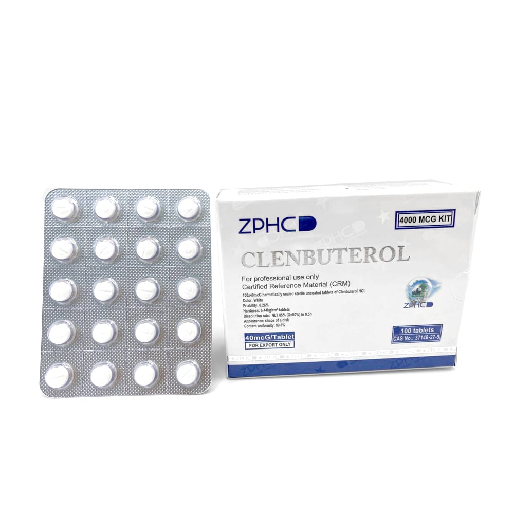 Clenbuterol ZPHC — 40 mcg (100 tablets)