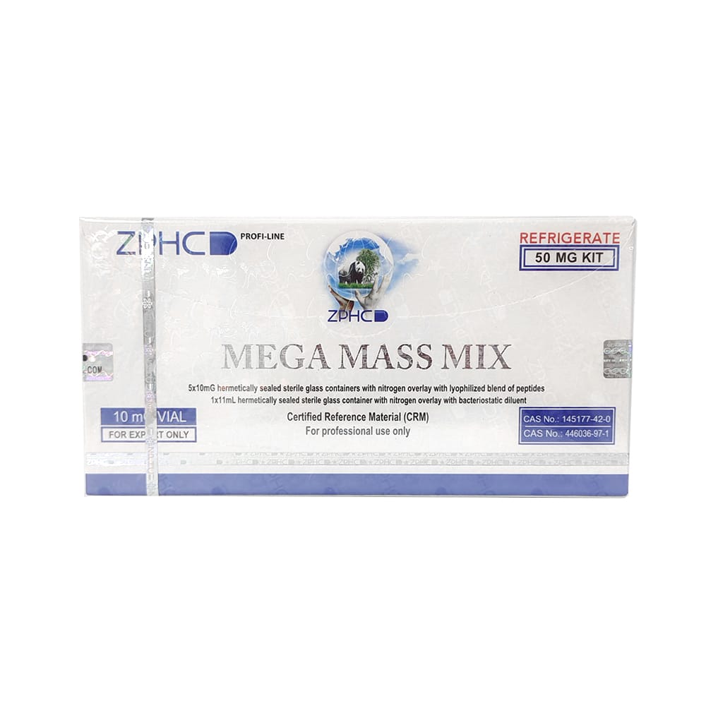 Mega Mass Mix ZPHC — 50 mg (5 vials × 10 mg)