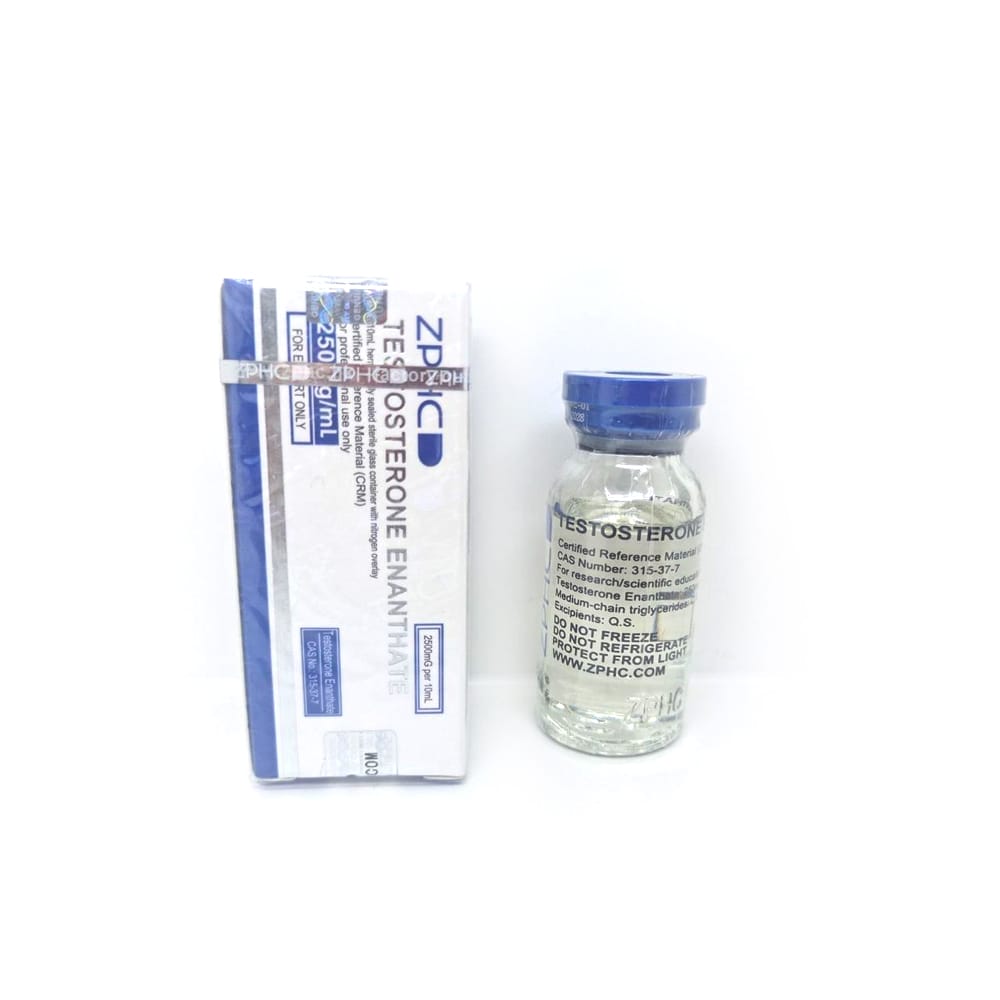 Testosterone Enanthate ZPHC — 250 mg/ml (10 ml vial, 2 500 mg total)